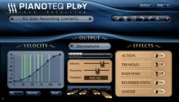 Pianoteq STAGE screenshot