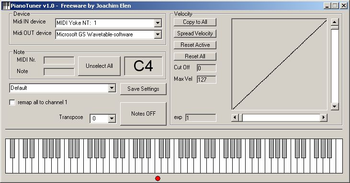 PianoTuner screenshot