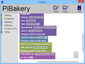 PiBakery screenshot 2