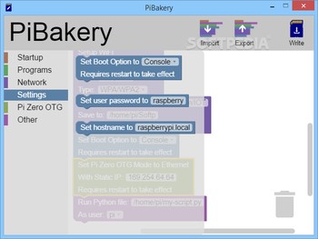 PiBakery screenshot 6