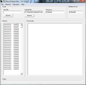 Pic18 Disassembler screenshot