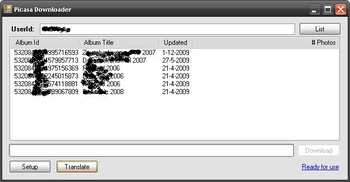 Picasa Downloader screenshot 4