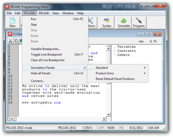 PICAXE Programming Editor screenshot 3