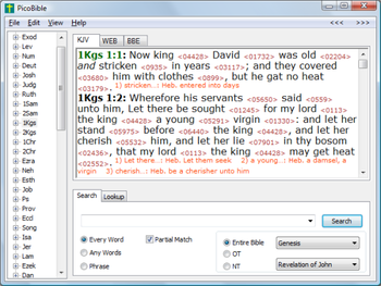 PicoBible screenshot