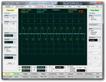 PicoScope 9000 screenshot