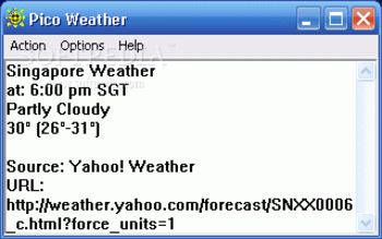 PicoWeather screenshot