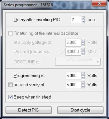 PicProm (formerly PIC-16Fxxx-Programmer) screenshot 10