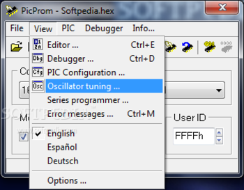 PicProm (formerly PIC-16Fxxx-Programmer) screenshot 2