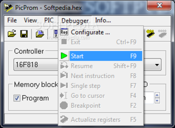 PicProm (formerly PIC-16Fxxx-Programmer) screenshot 4