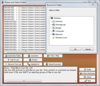 Picture and Video Protect screenshot