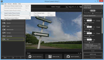 Picture Control Utility screenshot 3