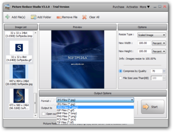 Picture Reduce Studio screenshot