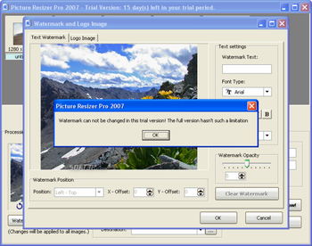 Picture Resizer Pro 2007 screenshot 4