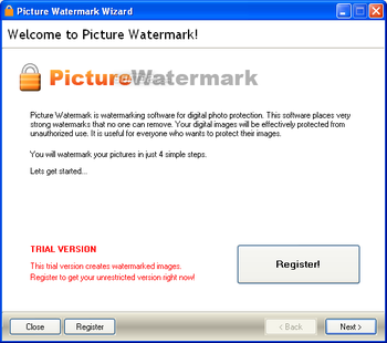 Picture Watermark screenshot