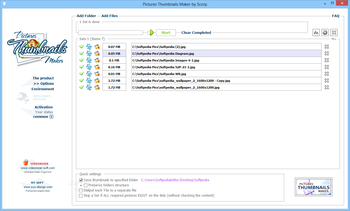 Pictures Thumbnails Maker screenshot