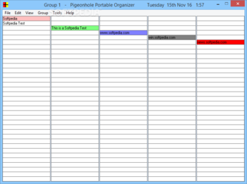 Pigeonhole Portable Organizer screenshot