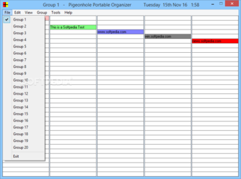 Pigeonhole Portable Organizer screenshot 4