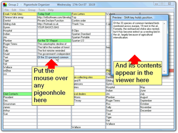 Pigeonhole U3 Smart Drive Organizer screenshot