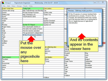 Pigeonhole U3 Smart Drive Organizer screenshot