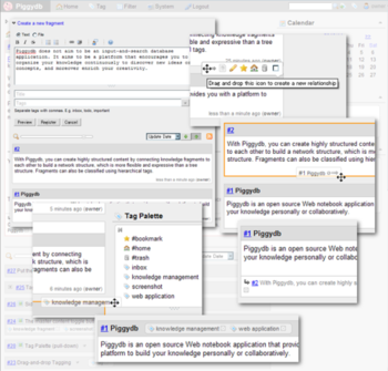 Piggydb screenshot