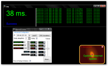 Ping Test Alert screenshot