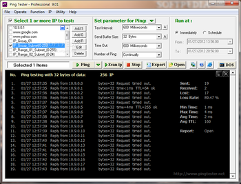 Ping Tester - Professional screenshot