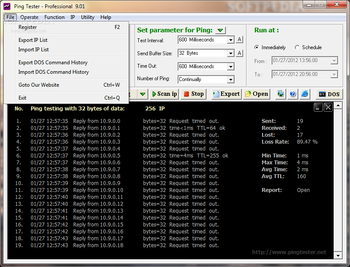 Ping Tester - Professional screenshot 2