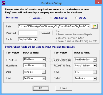 Ping Tester - Professional Database Edition screenshot 8