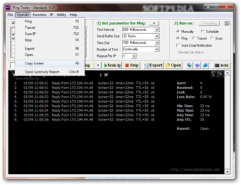 Ping Tester - Standard screenshot 3
