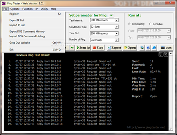 Ping Tester - Web screenshot 2