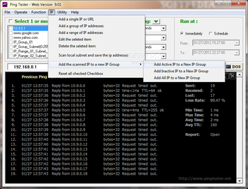 Ping Tester - Web screenshot 5