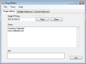 Ping Utilities screenshot
