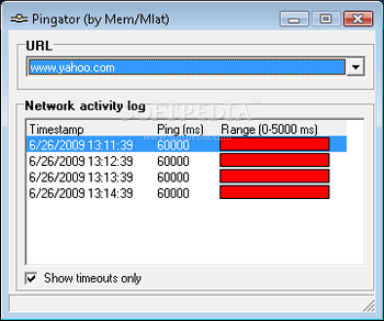 Pingator screenshot