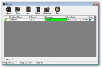 Pinger screenshot
