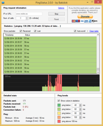 PingStatus screenshot 2