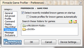 Pinnacle Game Profiler screenshot 11