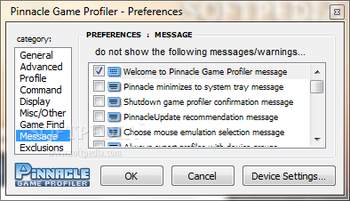 Pinnacle Game Profiler screenshot 12