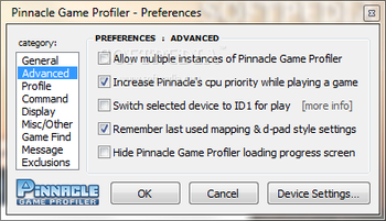 Pinnacle Game Profiler screenshot 6