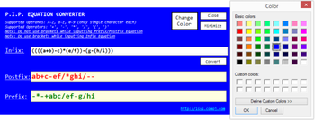 P.I.P. Equation Converter screenshot 4