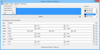 Pipette screenshot 2