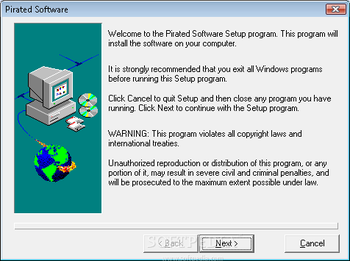 Pirated Software screenshot