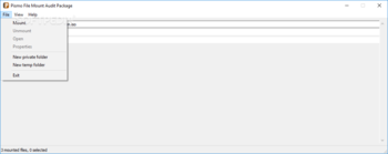 Pismo File Mount Audit Package screenshot 2