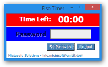 Piso Timer (formerly PC Timer) screenshot