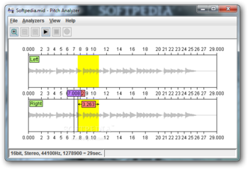 Pitch Analyzer screenshot