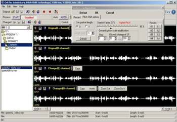 Pitch Shift in Speech & Audio Signals screenshot