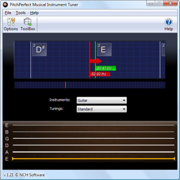 PitchPerfect Free Musical Instrument and Guitar Tuner screenshot