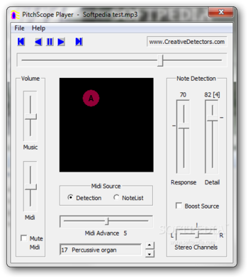 PitchScope Player screenshot