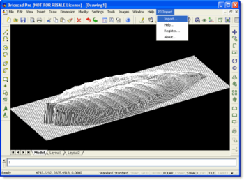 PIX Import for Bricscad screenshot