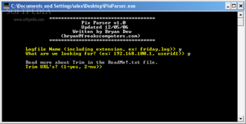 Pix Parser screenshot