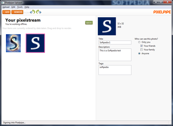 Pixelpipe Uploadr screenshot